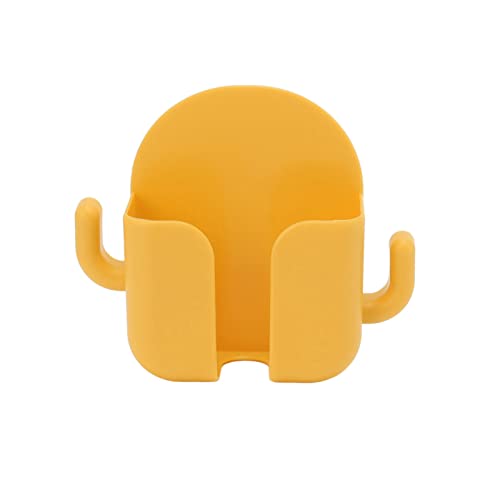 XIASABA Selbst klebende Wand Halterung Handy Halterung Wand Halterung Telefon Lade Halter Ideal für Home Office Schlafzimmer Grün (Yellow) von XIASABA