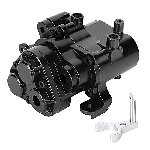 XIASABA Zentralgetriebegehäuse-Zubehör Passend für Traxxas -4/6 1/10 RC-Autoserie (Schwarz) von XIASABA
