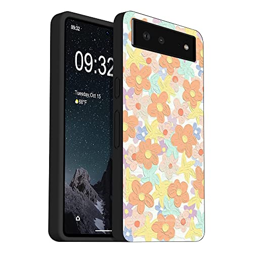 Kompatibel mit Google Pixel 6 Hülle, Indie ästhetische Zeichnung, Blumen-Gänseblümchen, Hippie, bunte Blumen-Handyhülle, Geschenk, TPU, stoßfeste Schutzhülle Kompatibel mit Google Pixel 6 Hülle, Indie ästhetische Zeichnung, Blumen-Gänseblümchen, Hippie, bunte Blumen-Handyhülle, Geschenk, TPU, stoßfeste Schutzhülle von XIASAIJBUDA