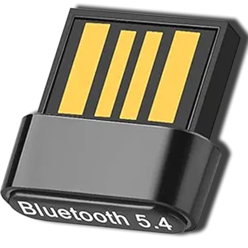 Adattatore Bluetooth 5.4 USB per PC, USB Dongle Adattatore Bluetooth Stick (EDR & BLE) per PC Laptop Desktop Computer, supporta Windows 11/10/8.1/7 von XIEANDKONG