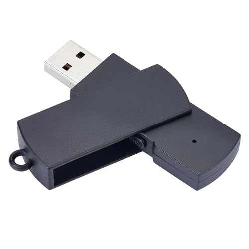Aufnahmegerä USB Digitaler Voice Recorder Geräuschaktivierte Aufnahmegerät Diktiergeräte (64G) mit Voice Activated für Vorträge Meeting Interview Vorlesung (Black) (Black) von XIEANDKONG