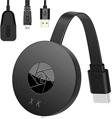 XIEANDKONG Wireless WiFi Display Dongle, HDMI Streaming Stick, 1080P Empfänger Unterstützung von Telefon zu TV Projektoren Miracast Airplay DLNA für Monitor/Projektor von XIEANDKONG