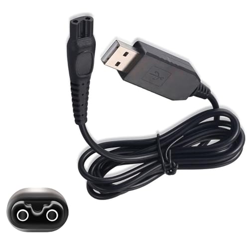 XIELBIS USB-Ladekabel für Philips Rasierer, Norelco One Blade & All-in-One Fellpflegetrimmer, Ersatz-Ladekabel HQ8505, kompatibel mit Philip Serie 5000, 15 V XIELBIS USB-Ladekabel für Philips Rasierer, Norelco One Blade & All-in-One Fellpflegetrimmer, Ersatz-Ladekabel HQ8505, kompatibel mit Philip Serie 5000, 15 V von XIELBIS