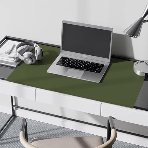 Benutzerdefinierte Größe Leder-Schreibtischunterlage, Wasserdichter Schreibtischmatte Tischunterlage Desk Mat für Tastatur, Große Mauspad Rutchfeste Unterlagenmatte für Büro/Homeoffice von XIEMINLE