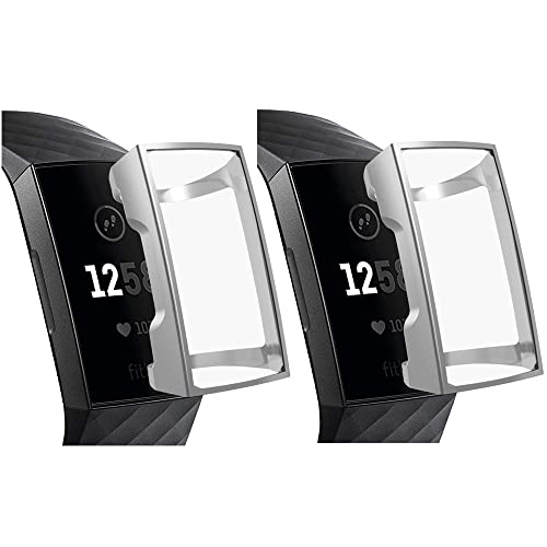 XIHAMA Schutzhülle Kompatibel mit Fitbit Charge 4 3 Schutzfolie Hülle, TPU Vollschutz Gehäuse Bumper Stoßfestes Displayschutz Hülle Vollständige Abdeckung schutzfolie Folie for Charge 4 3 XIHAMA Schutzhülle Kompatibel mit Fitbit Charge 4 3 Schutzfolie Hülle, TPU Vollschutz Gehäuse Bumper Stoßfestes Displayschutz Hülle Vollständige Abdeckung schutzfolie Folie for Charge 4 3 von XIHAMA