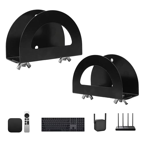 XIINGYAAN Universal Router Regal Wandhalterung Tastatur Einstellbar Halterung Wand Klein für TV-Box Laptop Mini PC WLAN, 2 Stück XIINGYAAN Universal Router Regal Wandhalterung Tastatur Einstellbar Halterung Wand Klein für TV-Box Laptop Mini PC WLAN, 2 Stück von XIINGYAAN