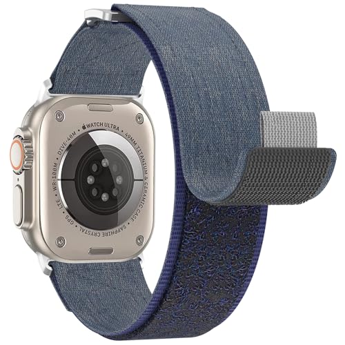 XIIORE Denim Loop Armband fur Apple Watch Ultra 2 49mm 46mm 45mm 44mm 42mm 41mm 40mm 38mm,Nylon Sport Einstellbar Armbänder für iWatch Series Ultra Ultra 2 SE 10 9 8 7 6 5 4 2 3 1 Herren Damen XIIORE Denim Loop Armband fur Apple Watch Ultra 2 49mm 46mm 45mm 44mm 42mm 41mm 40mm 38mm,Nylon Sport Einstellbar Armbänder für iWatch Series Ultra Ultra 2 SE 10 9 8 7 6 5 4 2 3 1 Herren Damen von XIIORE