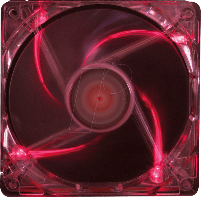 XI XF046 - Xilence XPF120.TR Gehäuselüfter, 120 mm, LED, rot von XILENCE