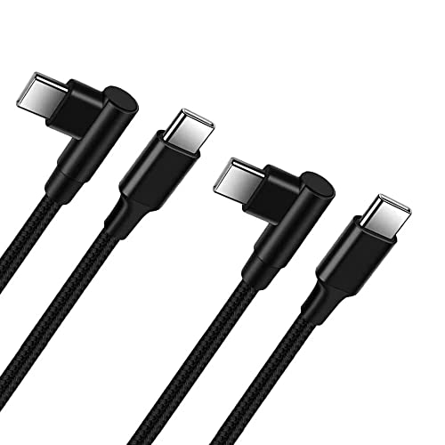 XILIGIRL 2-Stück/1M USB C zu USB C Kabel, PD 60W Typ C Ladekabel Kompatibel mit Samsung Galxy S22 S21 S20 FE Plus Ultra und Mehr (Schwarz) von XILIGIRL