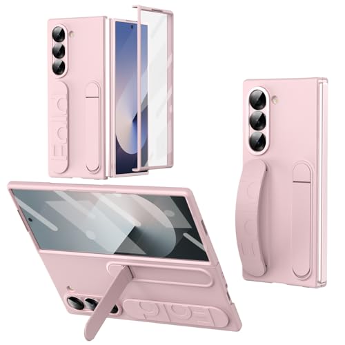 XIMAND für Samsung Galaxy Z Fold 6, Schutzhülle mit Armbandständer, integriertem Bildschirm- und Linsenschutz, stoßfest, Ganzkörper-Fallschutz. (Pink) XIMAND für Samsung Galaxy Z Fold 6, Schutzhülle mit Armbandständer, integriertem Bildschirm- und Linsenschutz, stoßfest, Ganzkörper-Fallschutz. (Pink) von XIMAND