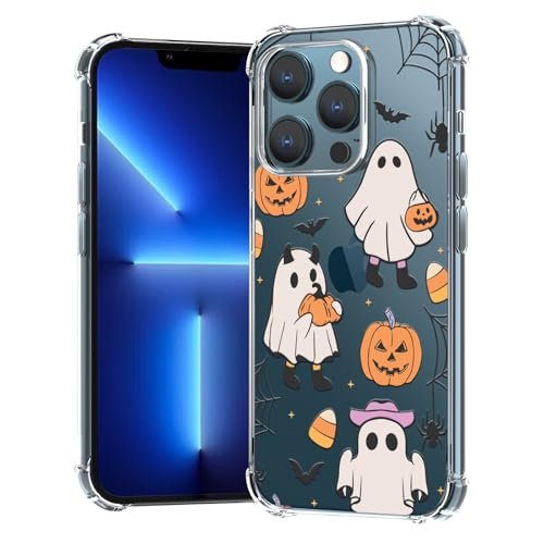 XIMIZU Halloween Hülle für iPhone 12 Pro Max Kürbis Geist Katze Designed Soft Slim Fit TPU Anti-Scratch Stoßfest Schutzhülle Handyhülle Klar Handyhülle für iPhone 12 Pro Max XIMIZU Halloween Hülle für iPhone 12 Pro Max Kürbis Geist Katze Designed Soft Slim Fit TPU Anti-Scratch Stoßfest Schutzhülle Handyhülle Klar Handyhülle für iPhone 12 Pro Max von XIMIZU