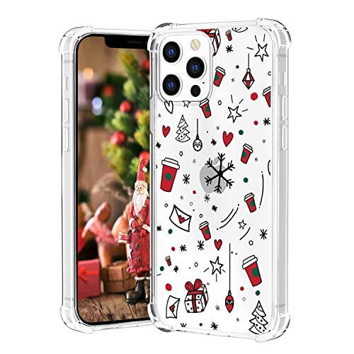 XIMIZU Niedliche Hülle für iPhone 13 Pro Max mit ästhetischem Liebesherz Geschenk Schnee Frohes Neues Jahr Weihnachten Design/Klar Weich TPU Anti-Vergilbung Stoßfest Handyhülle für iPhone 13 Pro Max XIMIZU Niedliche Hülle für iPhone 13 Pro Max mit ästhetischem Liebesherz Geschenk Schnee Frohes Neues Jahr Weihnachten Design/Klar Weich TPU Anti-Vergilbung Stoßfest Handyhülle für iPhone 13 Pro Max von XIMIZU