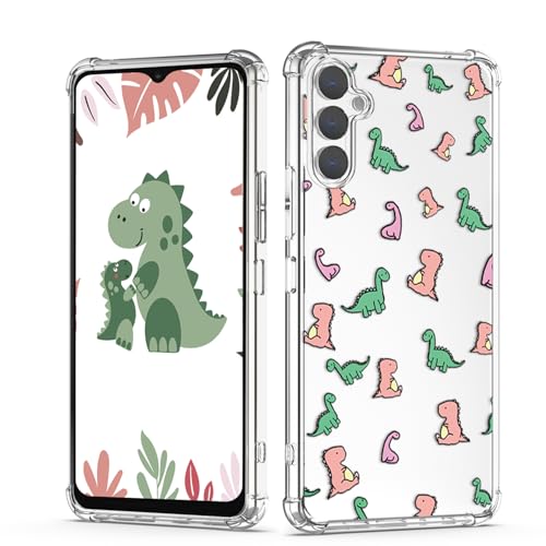 XIMIZU Niedliche Schutzhülle für Samsung Galaxy A13 5G, stoßfeste Schutzhülle mit niedlichem Dinosaurier-Design für Jungen und Mädchen, kristallklarer, weicher TPU-Stoßfänger, kratzfeste Handyhülle XIMIZU Niedliche Schutzhülle für Samsung Galaxy A13 5G, stoßfeste Schutzhülle mit niedlichem Dinosaurier-Design für Jungen und Mädchen, kristallklarer, weicher TPU-Stoßfänger, kratzfeste Handyhülle von XIMIZU