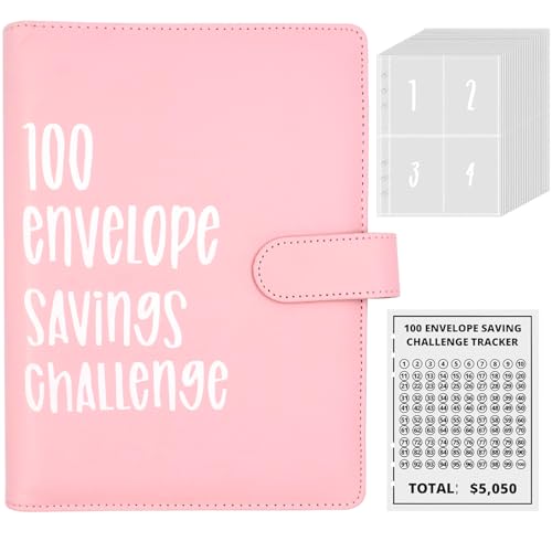 Geldsparbinder Budget Planner, 100 Umschläge A5 Geldspar-Ordner Budget-Ordner Geldspar-Brieftasche mit Geldumschlägen und 25 Karten leicht zu sparen 5050€ Geldspar-Herausforderung für Zuhause, Schule Geldsparbinder Budget Planner, 100 Umschläge A5 Geldspar-Ordner Budget-Ordner Geldspar-Brieftasche mit Geldumschlägen und 25 Karten leicht zu sparen 5050€ Geldspar-Herausforderung für Zuhause, Schule von XIMKONTER