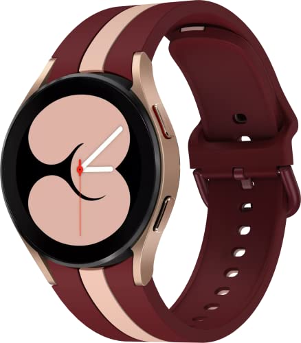 XINBOOBA Weiches Gummi Ersatz Armband für Samsung Galaxy Watch 4 Armband,Galaxy Watch 4 40mm 44mm,Galaxy watch4 Classic 46mm Classic 42mm Männer Frauen XINBOOBA Weiches Gummi Ersatz Armband für Samsung Galaxy Watch 4 Armband,Galaxy Watch 4 40mm 44mm,Galaxy watch4 Classic 46mm Classic 42mm Männer Frauen von XINBOOBA