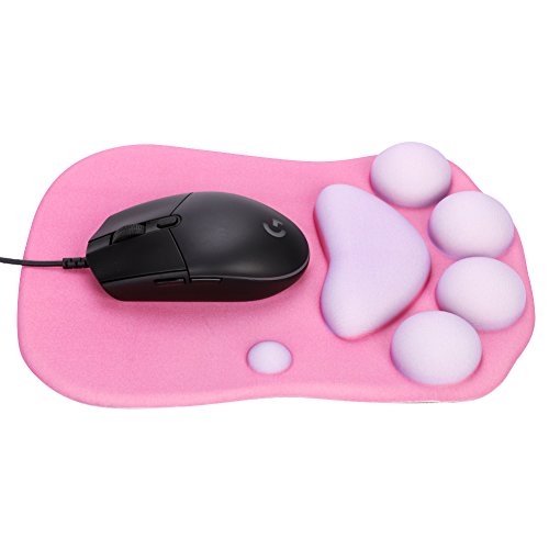 Mauspad 3D Katze Pfotenform Mousepad Niedlich Design Katzenpfote Mouse Mat Ergonomisch Mausmatte mit Silikon Gelkissen Handgelenkstütze Maus Pad für Alle Maus Computer Laptop Zuhause Büro Spiel Mauspad 3D Katze Pfotenform Mousepad Niedlich Design Katzenpfote Mouse Mat Ergonomisch Mausmatte mit Silikon Gelkissen Handgelenkstütze Maus Pad für Alle Maus Computer Laptop Zuhause Büro Spiel von XINCHI