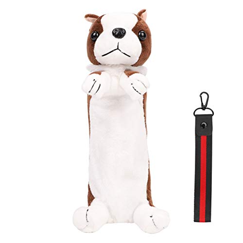 Federmäppchen Hund Form Stifte Etui Border Collie Mäppchen Schnauzer Federtaschen Chihuahua Federkasten Plüsch Bleistifttasche Süß Schreibwaren Veranstalter Jungen Federbeutel Mädchen Beutel von XINCHIUK