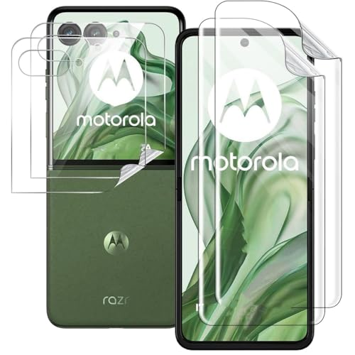 XINDEMEI für Motorola razr 60 Ultra 5G Hydrogel-Softfolie mit voller Abdeckung Displayschutzfolie kratzfeste Schutzfolie (2 Sätze) (Für Motorola Razr 60 Ultra) von XINDEMEI