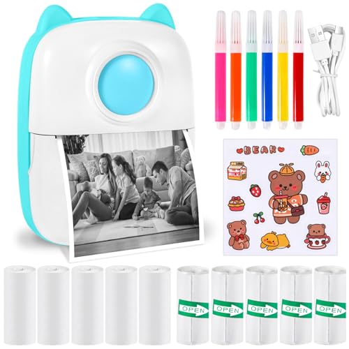 XINGGANG Mini Drucker, Mobiler Fotodrucker, Tragbarer Mini Fotodrucker, Wireless Fotodrucker Thermodrucker, Smartphone Bluetooth Drucker, für Lernhilfe,Lernnotizen, Journal, Notizen, Journal, Liste XINGGANG Mini Drucker, Mobiler Fotodrucker, Tragbarer Mini Fotodrucker, Wireless Fotodrucker Thermodrucker, Smartphone Bluetooth Drucker, für Lernhilfe,Lernnotizen, Journal, Notizen, Journal, Liste von XINGGANG