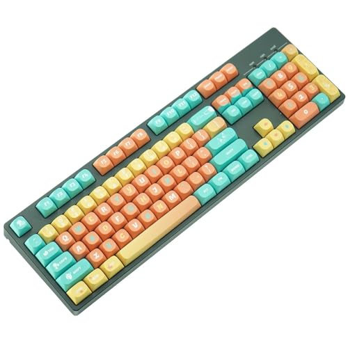 XINGLIDA 131Keys Keycaps Cartoon Theme Keycap Set Verbessert Tipperlebnis Für Mechanische Tastatur Anpassbar von XINGLIDA