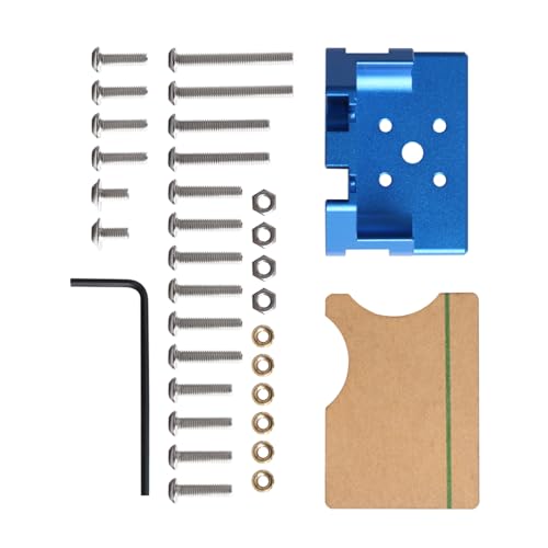 XINGLIDA Professionelle 3D Drucker Extruder Halterung Hotend Halterung Eloxiertes Aluminium Blau von XINGLIDA