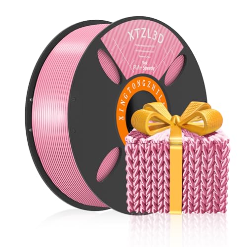 XTZL3D PLA+ flament-3d-druckmaterialien 1.75 mm Rosa PLA+ Multi -Colored 3D Drucker Filament Maßgenauigkeit +/- 0.02mm, 1KG Spule (2.2 LBS) Super Speedy PLA Filament für High Speed Drucker von XINGTONGZHILIAN