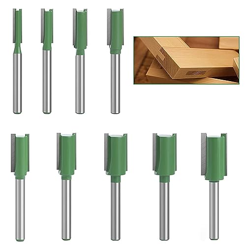 9 Stück Fräser für Oberfräse 6mm Schaft, Fräser für Oberfräse, Mehrere Größen Fräser set, für Holz Fräser Schneiden Nutfräsen 9 Stück Fräser für Oberfräse 6mm Schaft, Fräser für Oberfräse, Mehrere Größen Fräser set, für Holz Fräser Schneiden Nutfräsen von XINHNMUU