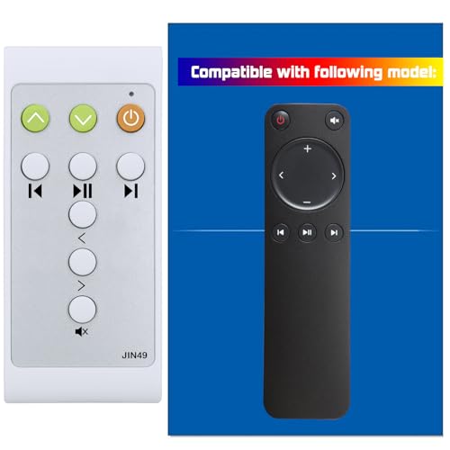 Ersatz-Fernbedienung für KEF Lautsprechersystem LS50 WlRELESS II, LS60 WlRELESS, LSX II, LSX II LT (mit übergroßen Tasten) von XINJISHIMIN