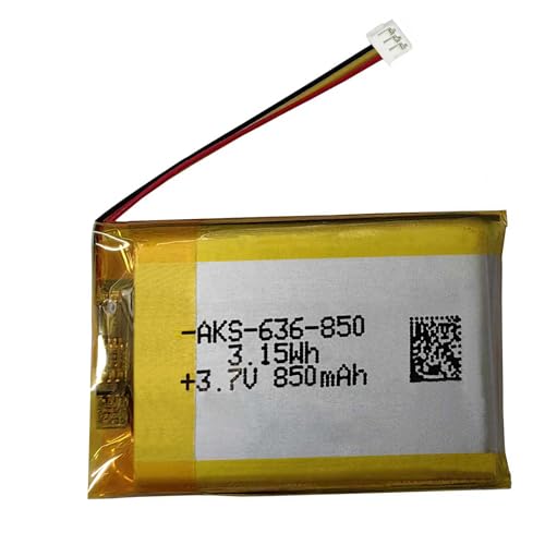 XINLANTECH 850 mAH 3,7 V wiederaufladbare Lipo Batterie Ersatz für Jabra Evolve2 85 / Evolve2 85 UC / Evolve2 85 MS Wireless Bluetooth Kopfhörer von XINLANTECH
