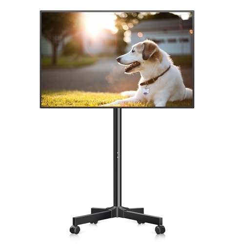 XINLEI TV Ständer, TV-Wagen für 13–50 Zoll Fernseher, höhenverstellbar, 30° neigbar, TV Ständer mit Rollen, Max.VESA 200 x 200 mm, ML1350 von XINLEI