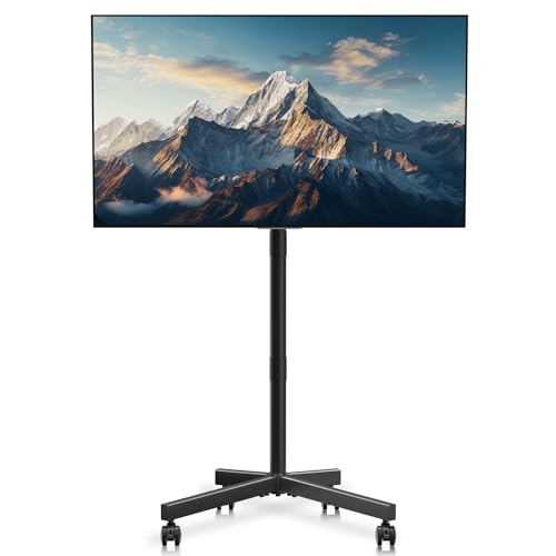 XINLEI TV Ständer Rollbar für 23-60 Zoll Plasma/LCD/LED Flat Curved Panel TVs bis zu 35kg Höhenverstellbarer TV Rollwagen Wagen mit Rollen, Max. VESA400*400 XINLEI TV Ständer Rollbar für 23-60 Zoll Plasma/LCD/LED Flat Curved Panel TVs bis zu 35kg Höhenverstellbarer TV Rollwagen Wagen mit Rollen, Max. VESA400*400 von XINLEI