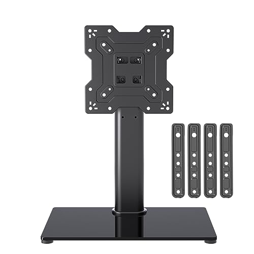 XINLEI Universal TV Standfuss Fernseher Standfuss für 17-55 Zoll Fernseher oder Monitor, 3-stufig Höhenverstellbar Tisch TV Ständer mit gehärtetem Glasfuß bis zu 40 kg, VESA max. 400 x 400 mm TS102 XINLEI Universal TV Standfuss Fernseher Standfuss für 17-55 Zoll Fernseher oder Monitor, 3-stufig Höhenverstellbar Tisch TV Ständer mit gehärtetem Glasfuß bis zu 40 kg, VESA max. 400 x 400 mm TS102 von XINLEI