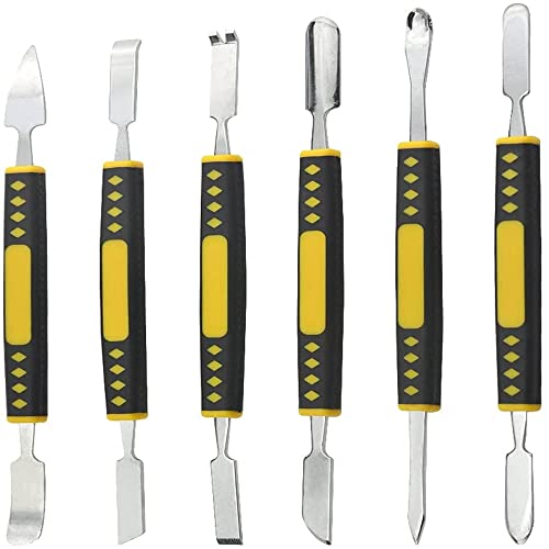 XINEMIWEN 6Pcs Dual Ends Metall Spudger Set Professionelle Aufhebeln Öffnung Reparaturwerkzeug Kit für iPhone IPad Tablet Handy Uhr XINEMIWEN 6Pcs Dual Ends Metall Spudger Set Professionelle Aufhebeln Öffnung Reparaturwerkzeug Kit für iPhone IPad Tablet Handy Uhr von XINMEIWEN
