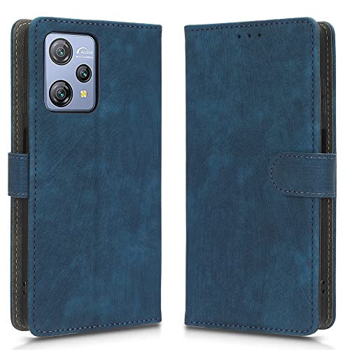 XINNI Handyhülle für Blackview A53/A53 Pro, RFID Protect PU/TPU Klappetui Schutzhülle Flip Magnetisch Telefonhülle, Blau von XINNI