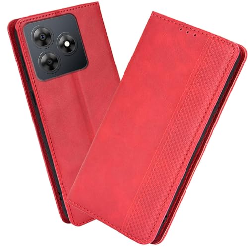 XINNI Handyhülle für Oscal Flat 2/Blackview Wave 8 (8C) Hülle, PU/TPU Klappetui Schutzhülle Flip Magnetisch Telefonhülle, Rot XINNI Handyhülle für Oscal Flat 2/Blackview Wave 8 (8C) Hülle, PU/TPU Klappetui Schutzhülle Flip Magnetisch Telefonhülle, Rot von XINNI