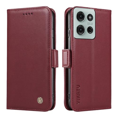 XINNI Handyhülle für Motorola Moto G75 5G Hülle, Einfach Klappetui Stoßfeste Schutzhülle Flip Magnetisch Telefonhülle, Weinrot XINNI Handyhülle für Motorola Moto G75 5G Hülle, Einfach Klappetui Stoßfeste Schutzhülle Flip Magnetisch Telefonhülle, Weinrot von XINNI