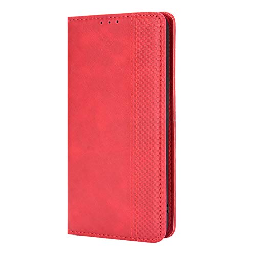 XINNI Handyhülle für Nothing Phone 3a Hülle, PU/TPU Klappetui Schutzhülle Flip Magnetisch Telefonhülle, Rot von XINNI