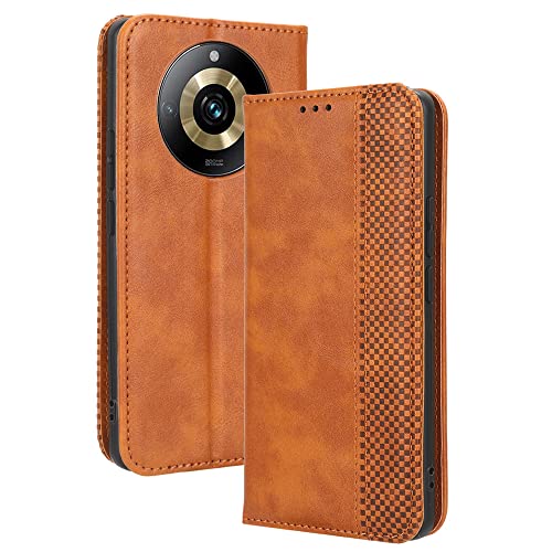 XINNI Handyhülle für Realme 11 Pro Plus/+ 5G Hülle, PU/TPU Klappetui Schutzhülle Flip Magnetisch Telefonhülle, Braun XINNI Handyhülle für Realme 11 Pro Plus/+ 5G Hülle, PU/TPU Klappetui Schutzhülle Flip Magnetisch Telefonhülle, Braun von XINNI