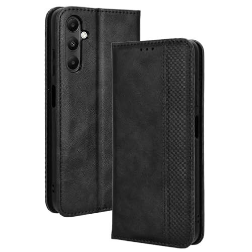XINNI Handyhülle für Samsung Galaxy A15 Hülle, PU/TPU Klappetui Schutzhülle Flip Magnetisch Telefonhülle, Schwarz XINNI Handyhülle für Samsung Galaxy A15 Hülle, PU/TPU Klappetui Schutzhülle Flip Magnetisch Telefonhülle, Schwarz von XINNI