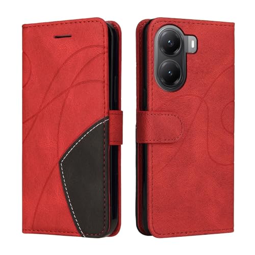 XINNI Handyhülle für Xiaomi Poco X7 Pro Hülle, PU/TPU Retro Klappetui Stoßfeste Schutzhülle Flip Magnetisch Telefonhülle, Rot XINNI Handyhülle für Xiaomi Poco X7 Pro Hülle, PU/TPU Retro Klappetui Stoßfeste Schutzhülle Flip Magnetisch Telefonhülle, Rot von XINNI