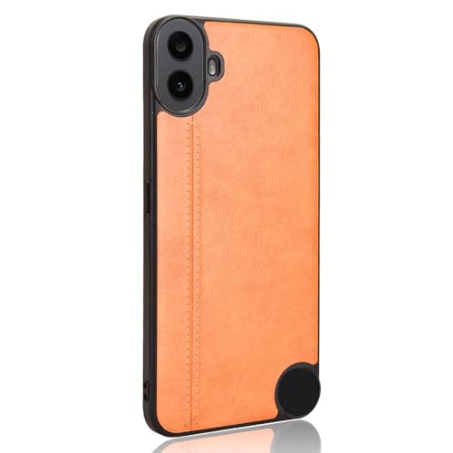 XINNI Hülle für CMF Phone 1 Handyhülle, Leder PC + TPU Rahmen Schutzhülle, Gelbe XINNI Hülle für CMF Phone 1 Handyhülle, Leder PC + TPU Rahmen Schutzhülle, Gelbe von XINNI