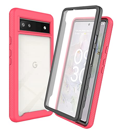 XINNI Hülle für Google Pixel 6a, 360 Grad Stoßfeste Schutzhülle mit Integriertem Bildschirmschutz, Robuster Bumper Outdoor Full Body Case, Rosa XINNI Hülle für Google Pixel 6a, 360 Grad Stoßfeste Schutzhülle mit Integriertem Bildschirmschutz, Robuster Bumper Outdoor Full Body Case, Rosa von XINNI