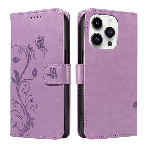 XINNI Hülle für Realme GT 7, Aprikosenblütenbaum Schmetterling Geprägte PU Leder Brieftasche Abdeckung, Lila XINNI Hülle für Realme GT 7, Aprikosenblütenbaum Schmetterling Geprägte PU Leder Brieftasche Abdeckung, Lila von XINNI