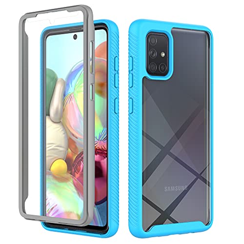 XINNI Hülle für Samsung Galaxy A71 4G, 360 Grad Stoßfeste Schutzhülle mit Integriertem Bildschirmschutz, Robuster Bumper Outdoor Full Body Case, Hellblau XINNI Hülle für Samsung Galaxy A71 4G, 360 Grad Stoßfeste Schutzhülle mit Integriertem Bildschirmschutz, Robuster Bumper Outdoor Full Body Case, Hellblau von XINNI