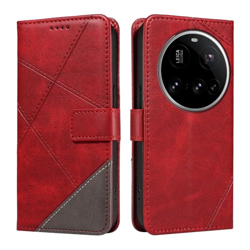 XINNI Hülle für Xiaomi 15 Ultra, PU/TPU Klappetui Stoßfeste Schutzhülle Flip Magnetisch Case Cover, Rot XINNI Hülle für Xiaomi 15 Ultra, PU/TPU Klappetui Stoßfeste Schutzhülle Flip Magnetisch Case Cover, Rot von XINNI