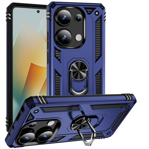 XINNI Hülle für Xiaomi Redmi Note 13 Pro 4G Handyhülle, Militär Hybride PC + TPU 2-in-1 Rüstung Schützende Rückseite Abdeckung mit Halterung, Blau XINNI Hülle für Xiaomi Redmi Note 13 Pro 4G Handyhülle, Militär Hybride PC + TPU 2-in-1 Rüstung Schützende Rückseite Abdeckung mit Halterung, Blau von XINNI