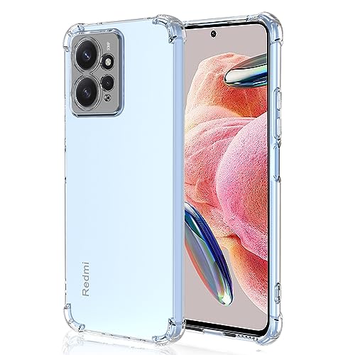 XINYEXIN Transparente Hülle für Xiaomi Redmi Note 12 4G, Bunte Coole Kunst Graffiti Serie Süßes Muster, Ultra Dünn Stoßfest TPU Klare Handy Schutzhülle - Transparent von XINYEXIN