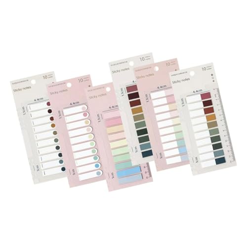 1200 Stück farbige Klebeetiketten, Haftnotizen, Seitenmarker, Lesezeichen, beschreibbar, Klebeetiketten zum Markieren, Hervorheben 1200 Stück farbige Klebeetiketten, Haftnotizen, Seitenmarker, Lesezeichen, beschreibbar, Klebeetiketten zum Markieren, Hervorheben von XINYIN