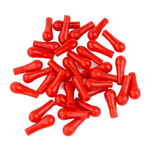 50 Stück Gummi-Kappen, Pipettenkappen für Pipetten und Pipetten, Labor-Experimentzubehör 50 Stück Gummi-Kappen, Pipettenkappen für Pipetten und Pipetten, Labor-Experimentzubehör von XINYIN