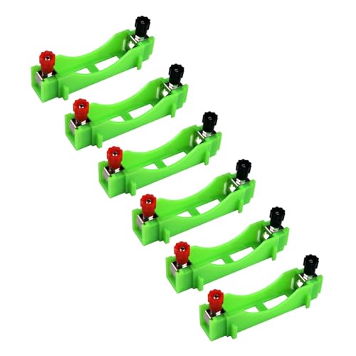 AA-Batteriehalter, Batterie-Aufbewahrungsbox, AA-Batteriebox, AA-Batteriegehäuse für parallele Serienschaltungsprojekte, 6 Stück AA-Batteriehalter, Batterie-Aufbewahrungsbox, AA-Batteriebox, AA-Batteriegehäuse für parallele Serienschaltungsprojekte, 6 Stück von XINYIN